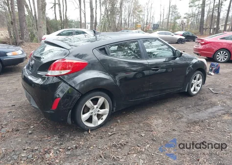 2014 Hyundai Veloster Base W/Gray z USA, uszkodzony, nr VIN KMHTC6AD7EU198743